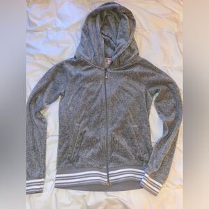 Juicy Couture gray Heather zip up